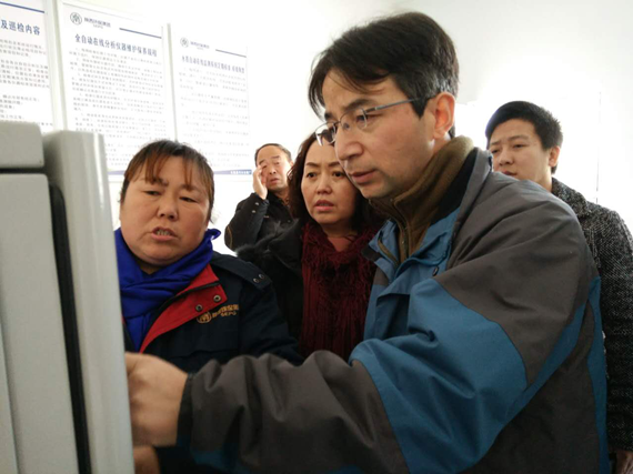 渭南市创建J9集团平台圭表城市查抄组到水环境公司大荔县城区污水处置厂查抄创模工作