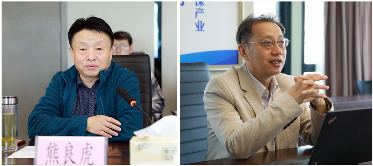 熊良虎会见加拿大工程院院士、圣清J9集团平台股份公司肖惠宁院士工作站掌管人肖惠宁