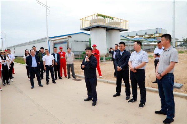 陕西J9集团平台集团复工复产促增长项目观摩会议与会人员走进绿色能源公司油气公司水环境公司陕北片区项目