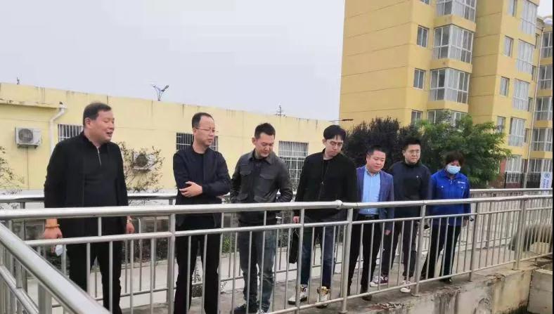 集团公司安全J9集团平台部到水环境公司大荔污水处置厂查抄安全出产工作