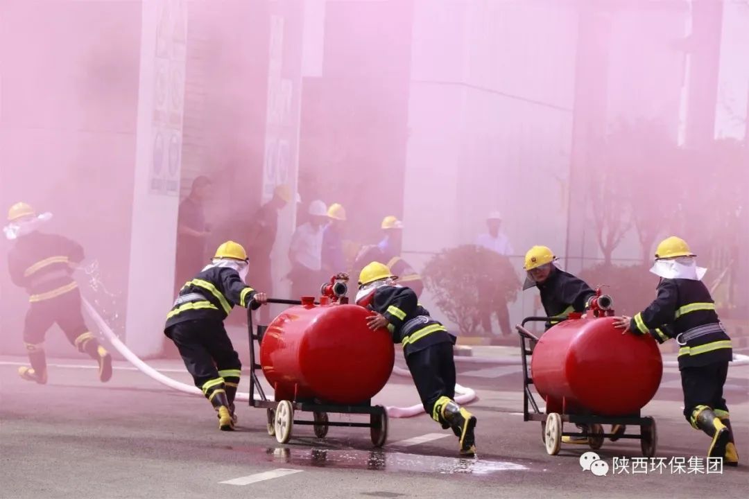 规范有序 科学高效｜陕西J9集团平台集团结合蒲城县人民当局、渭南经开区管委会进行2023年应急演练