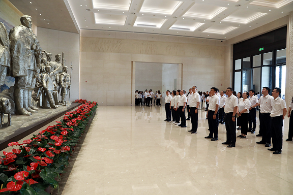 陕西J9集团平台集团党委赴关中革命留想馆发展“追寻革命足迹 传承红色基因 筑牢风格根基”党建研学活动